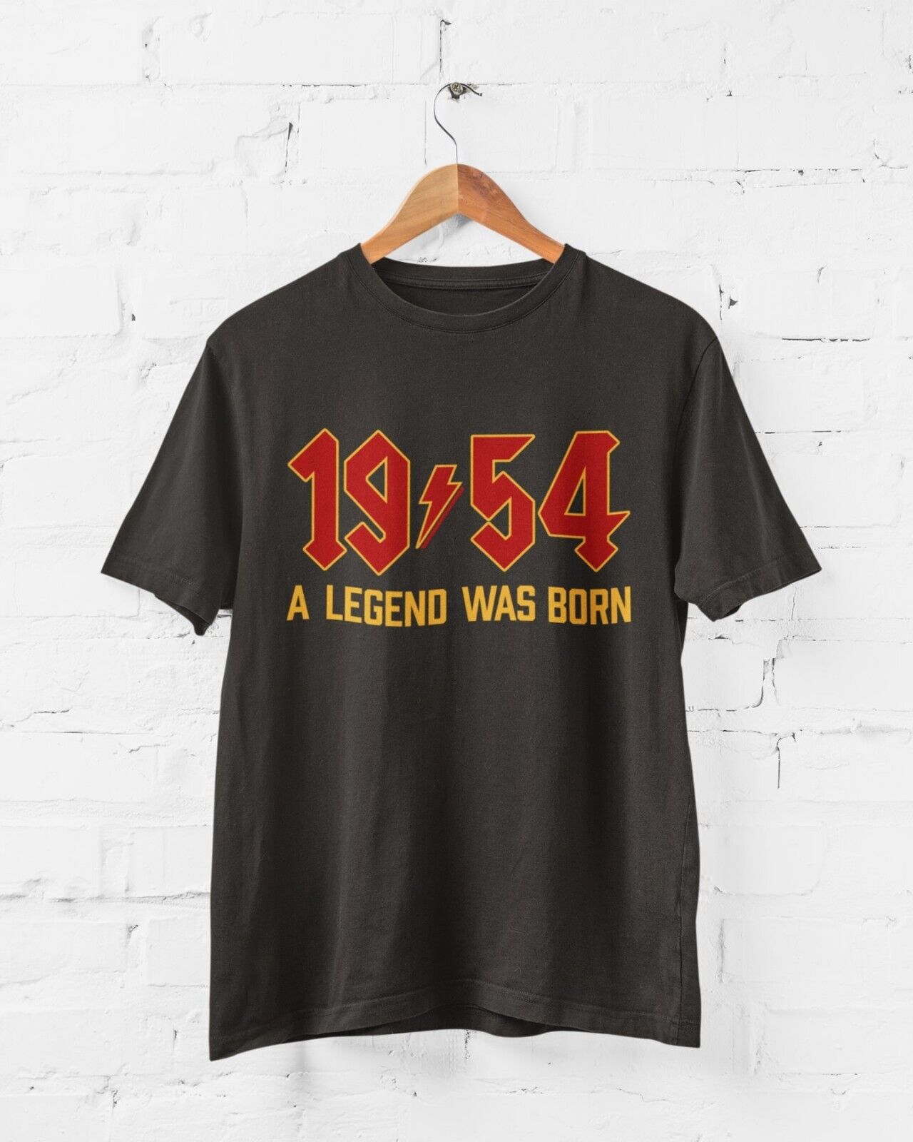 70th T Shirt 1954 A Legend Was Born With Name on Back For 2024 BirthdaGalaxy Tees