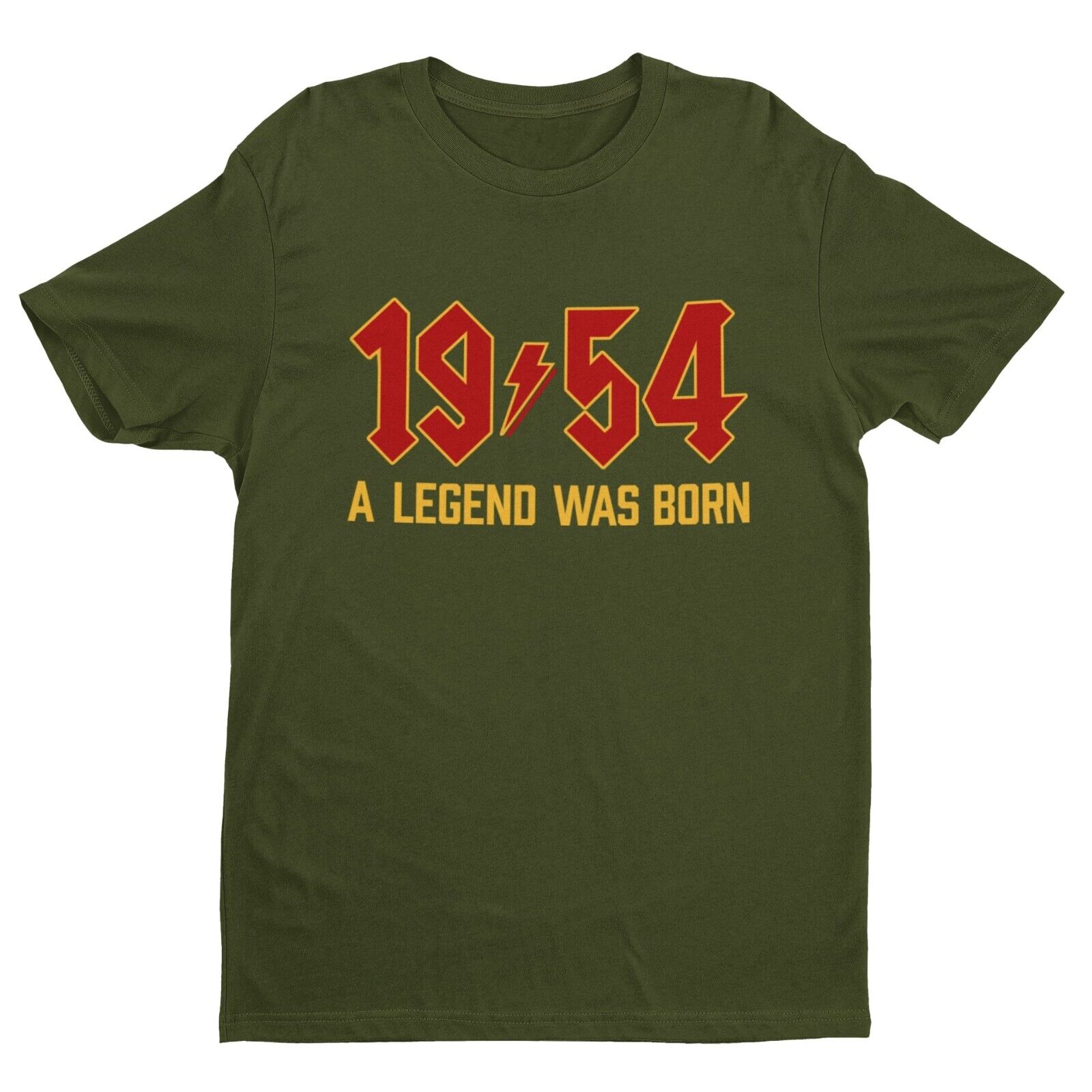 70th T Shirt 1954 A Legend Was Born With Name on Back For 2024 BirthdaGalaxy Tees