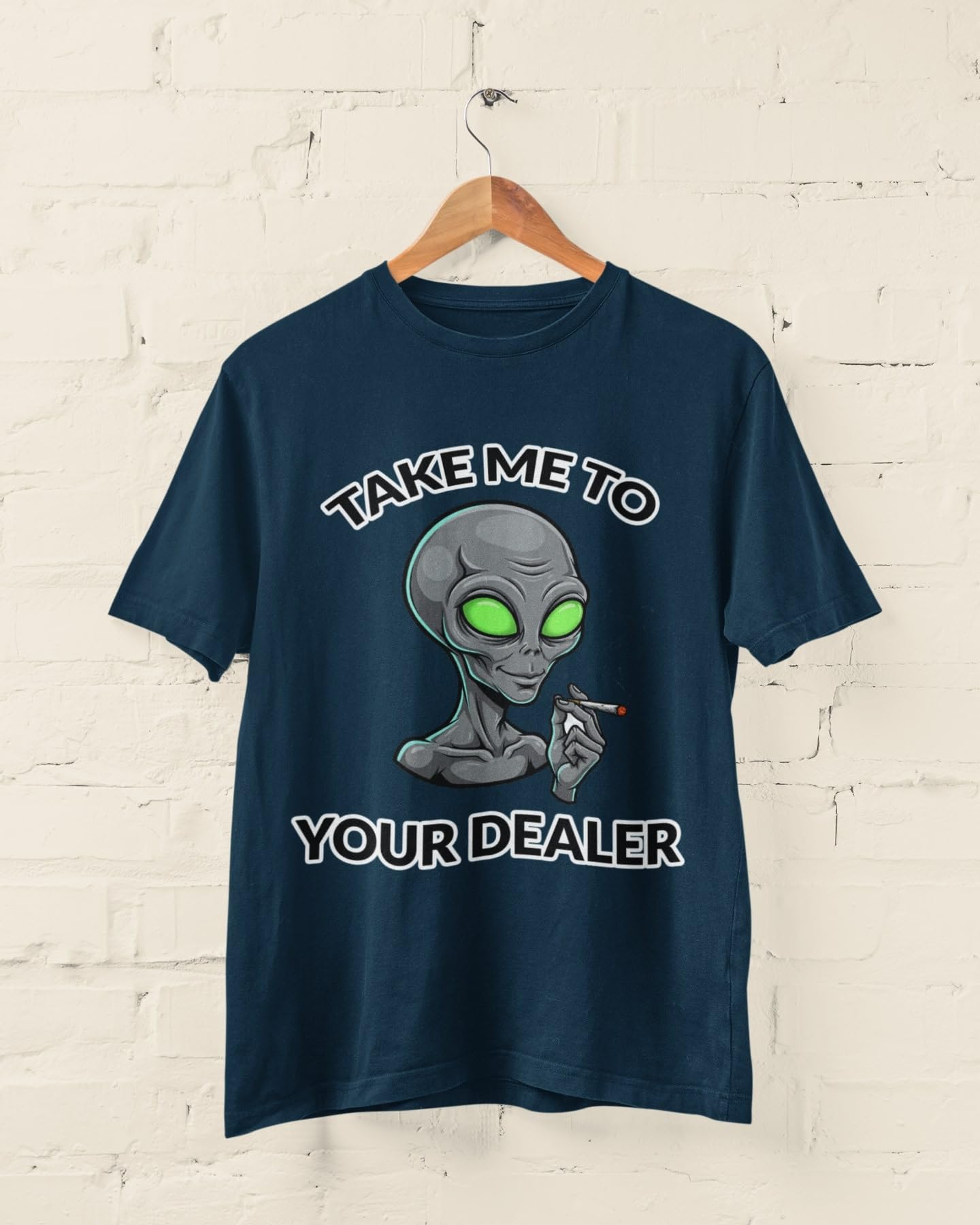 Galaxy Tees Take Me To Your Dealer Alien T-Shirt Funny UFO Space Tee - Galaxy Tees