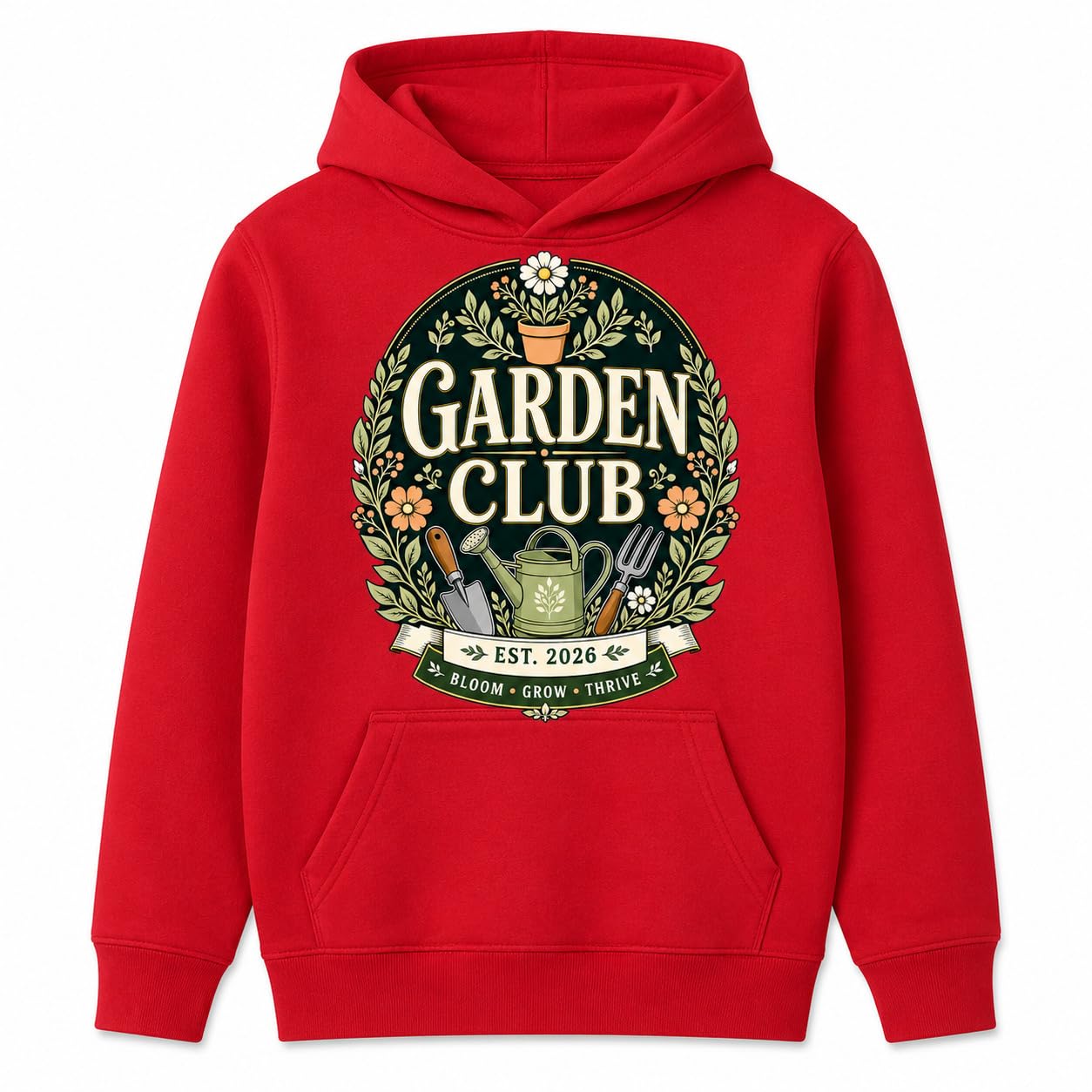 Kids Garden Club Hoodie Vintage Gardening Gift Boys Girls Little Gardener Plant Lover Sweatshirt - Galaxy Tees