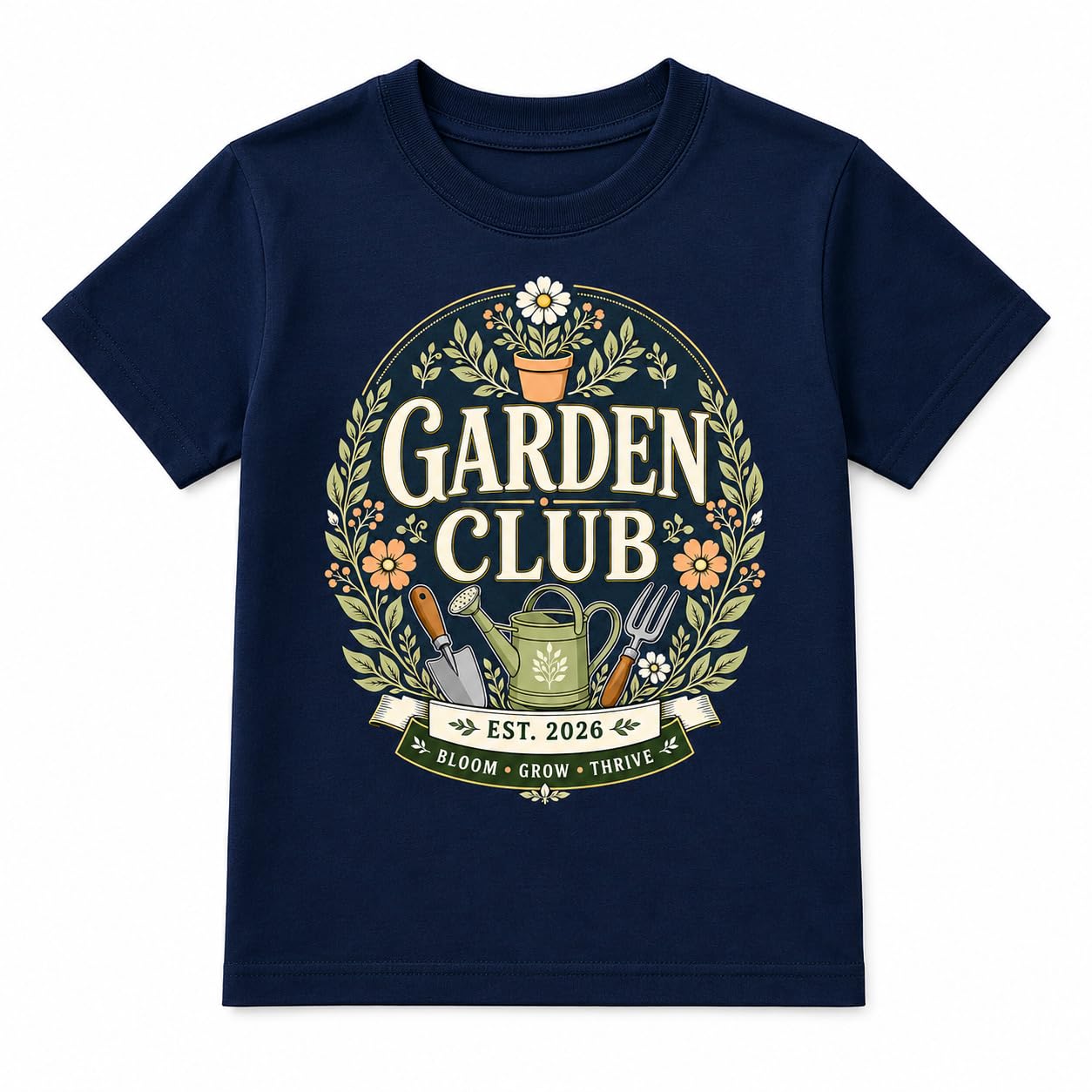 Kids Garden Club T-Shirt Vintage Gardening Gift T-Shirt Boys Girls Little Gardener Top - Galaxy Tees