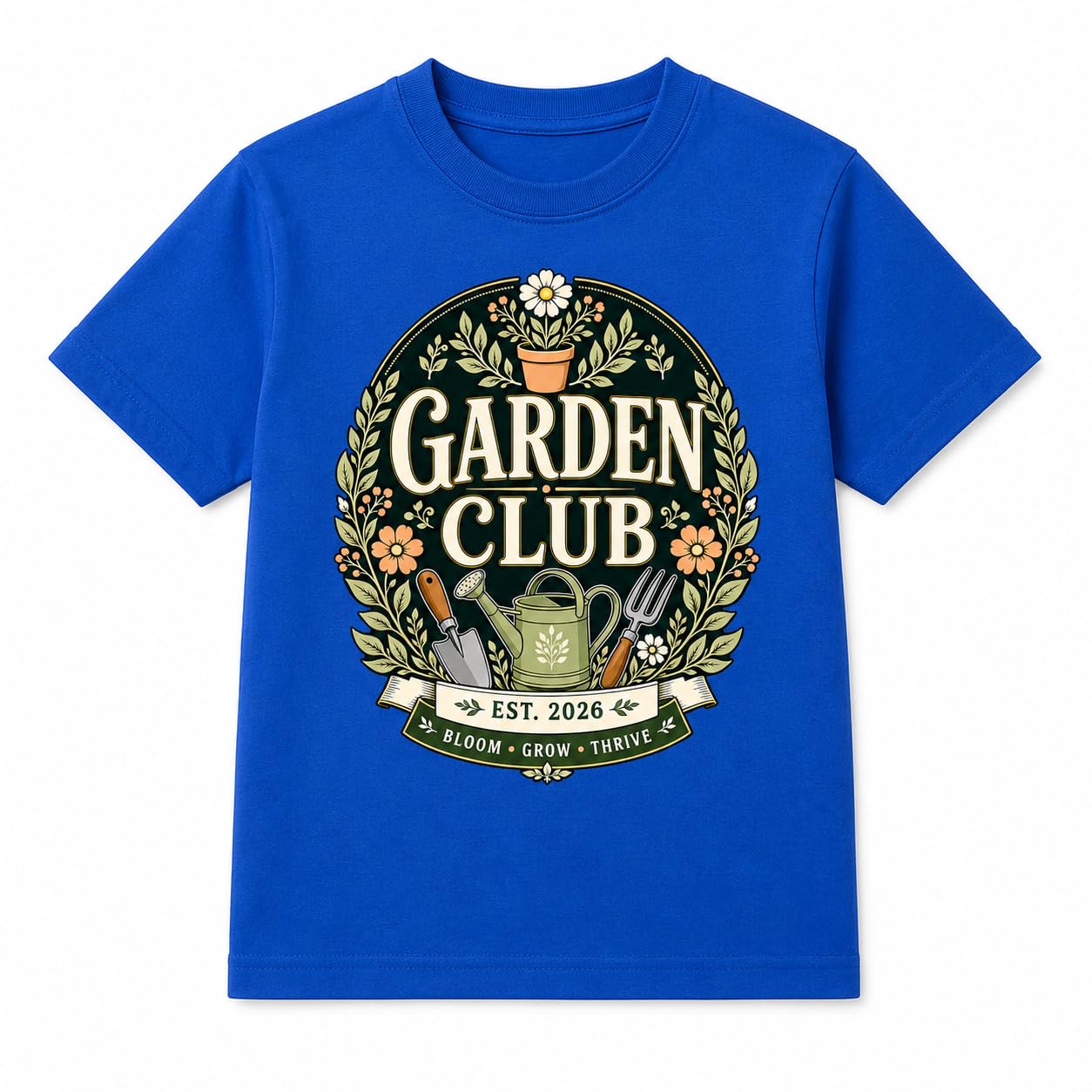 Kids Garden Club T-Shirt Vintage Gardening Gift T-Shirt Boys Girls Little Gardener Top - Galaxy Tees