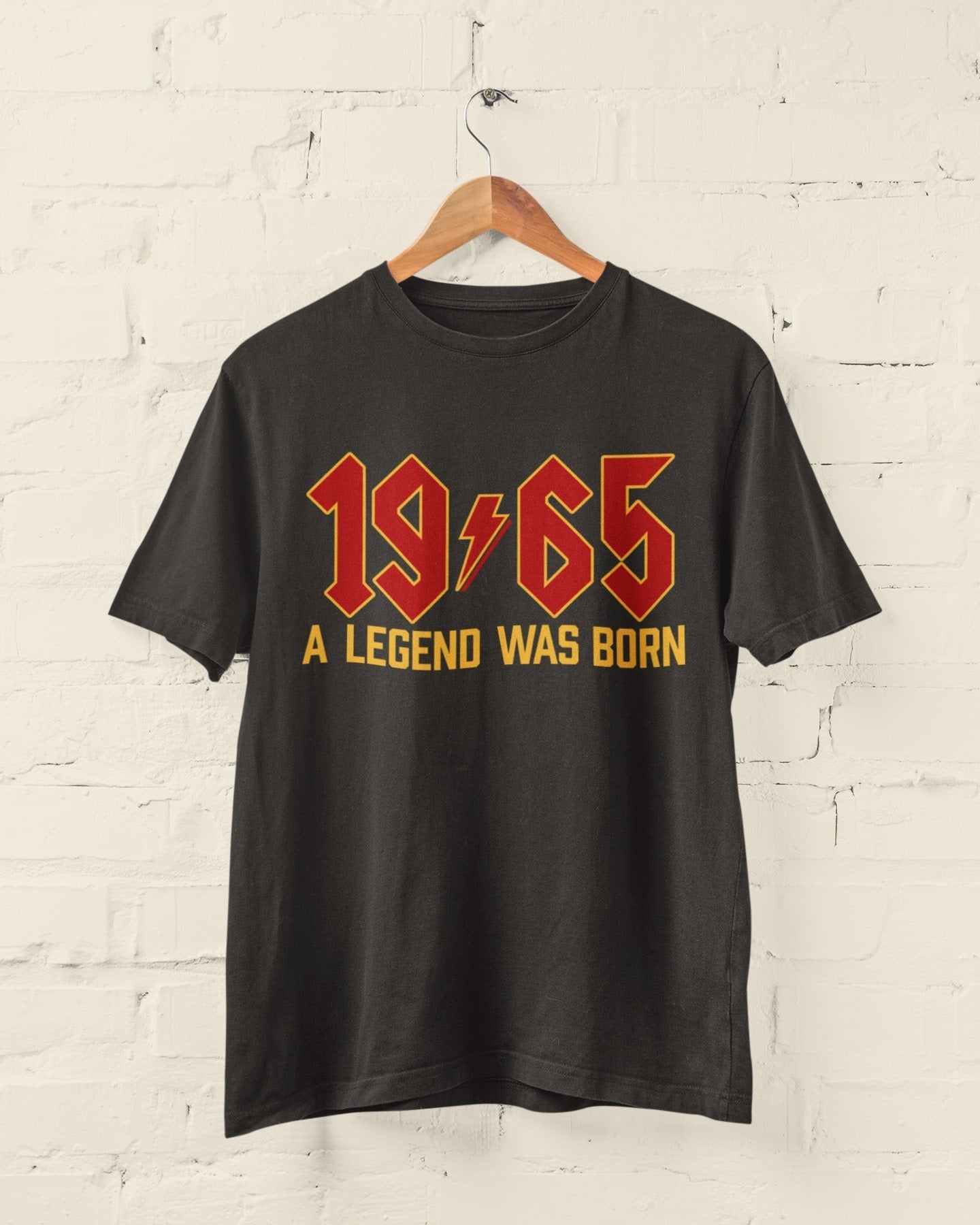 Born Retro Heavy Metal Font60th Birthday T Shirt For 2025 1965 A Legend Was Born Retro Heavy Meta