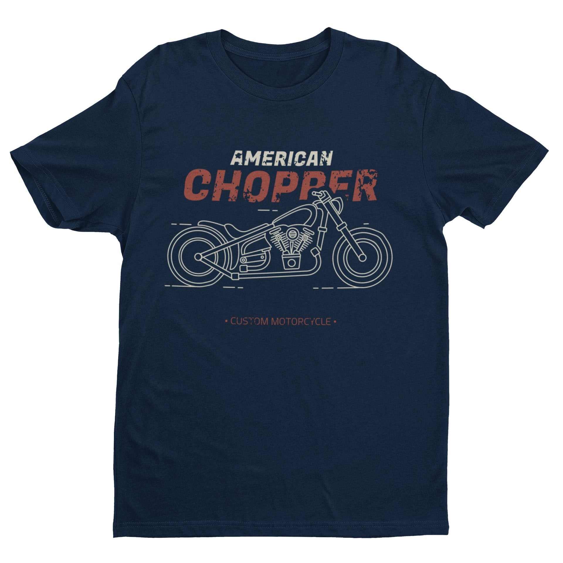 Biker T Shirt American Chopper Custom Motorcycle Classic Vintage MotorGalaxy Tees