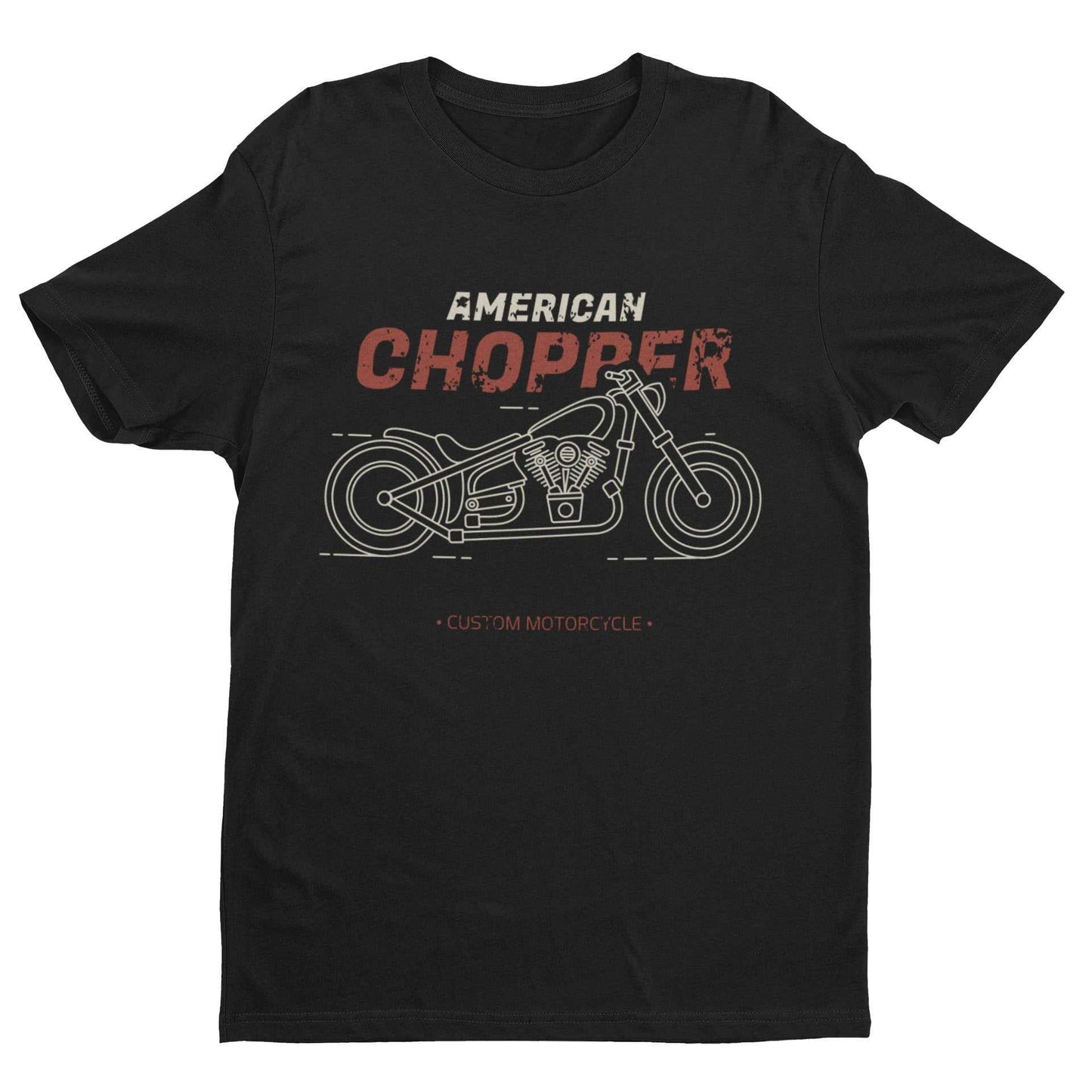 Biker T Shirt American Chopper Custom Motorcycle Classic Vintage MotorGalaxy Tees