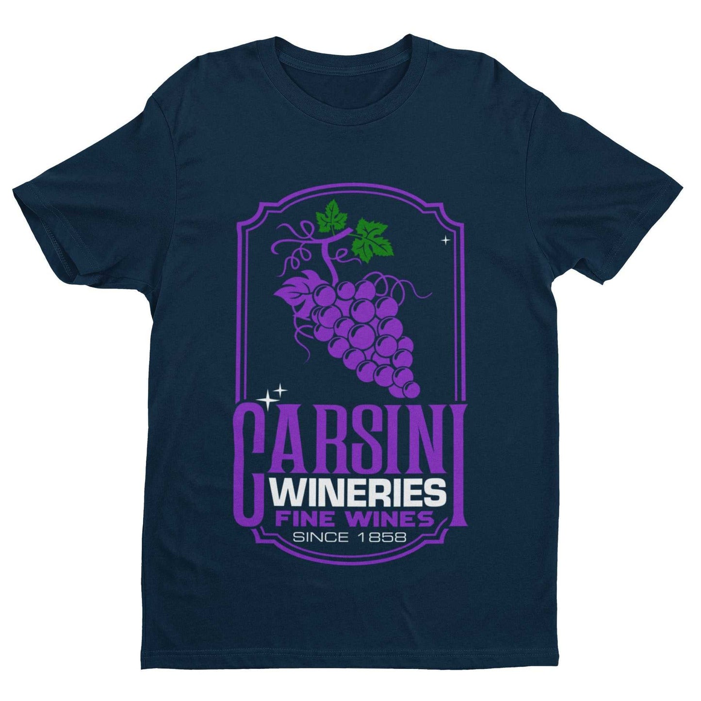 Carsini Wineries Retro 80s TV Themed T Shirt Columbo Detective ClassicGalaxy Tees