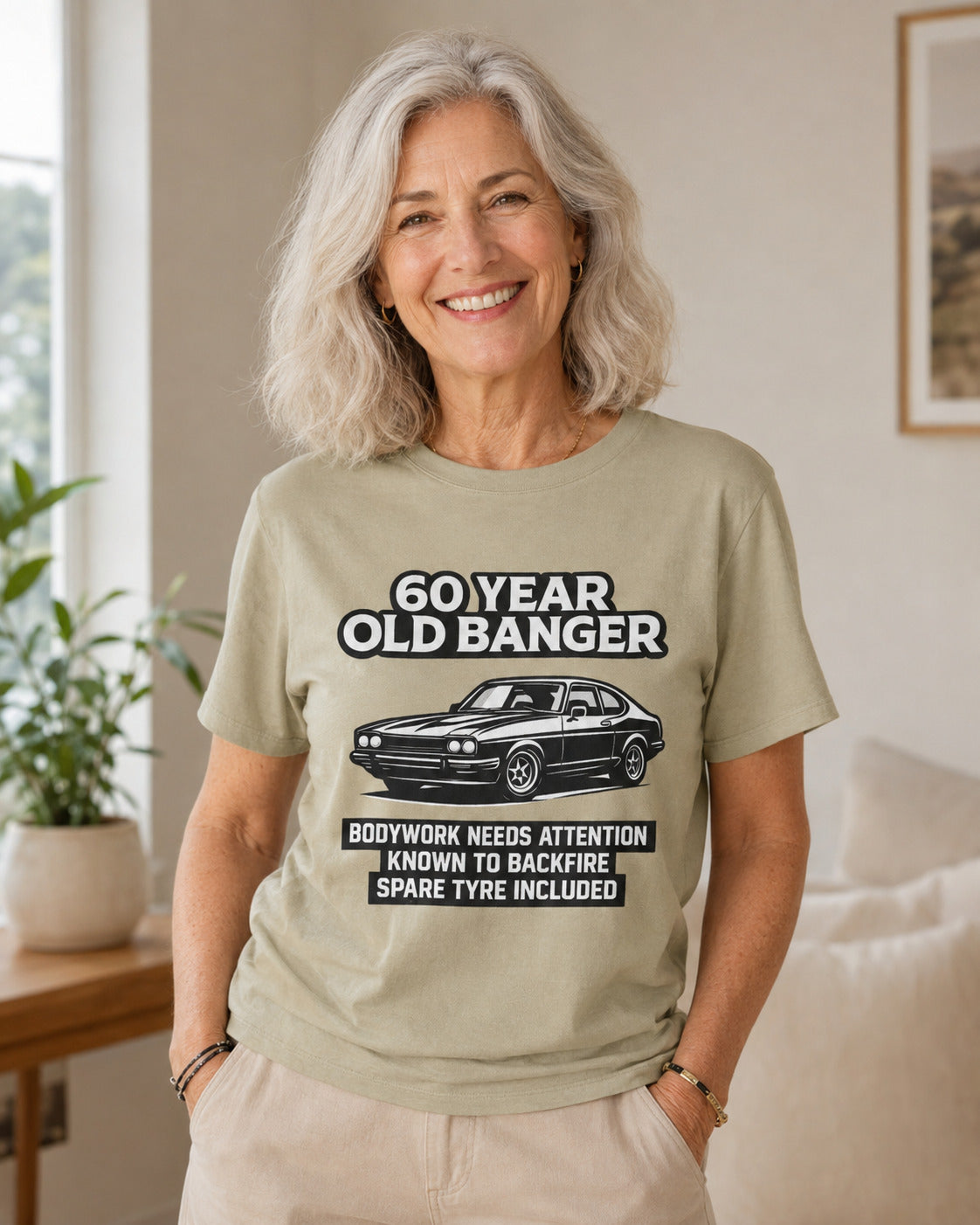 60 Year Old Banger Classic Car T-Shirt