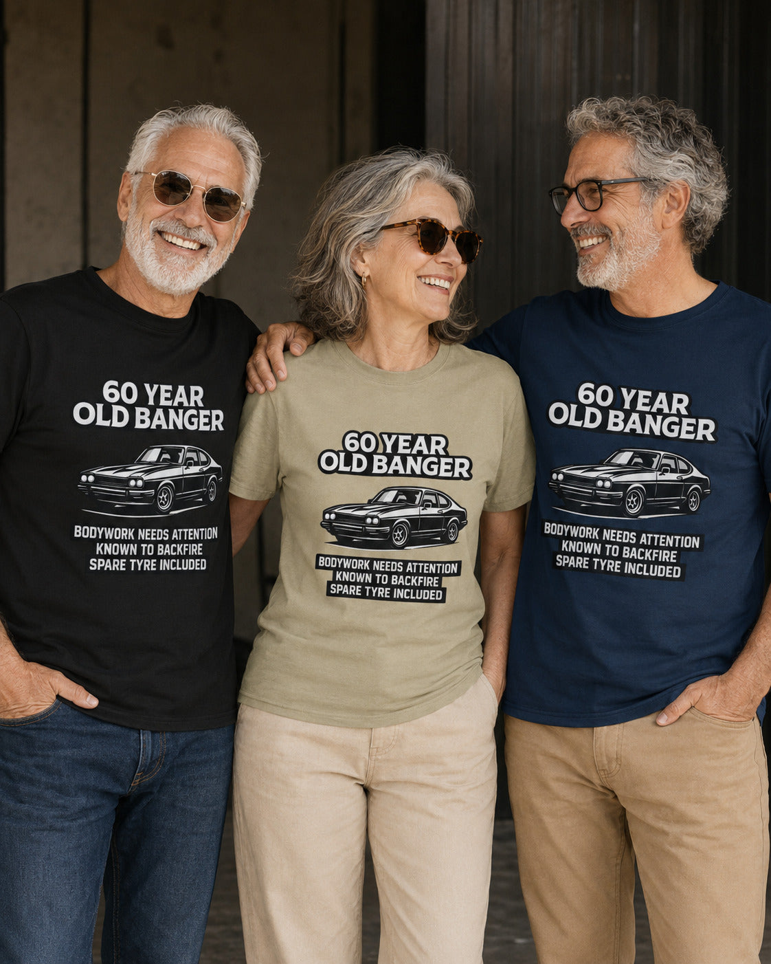 60 Year Old Banger Classic Car T-Shirt