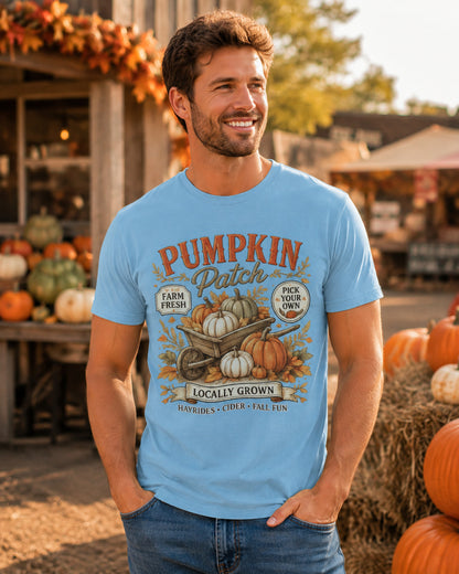 Pumpkin Patch Halloween T-Shirt – Farm Fresh Harvest Tee