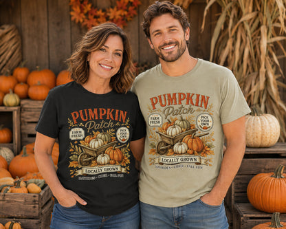 Pumpkin Patch Halloween T-Shirt – Farm Fresh Harvest Tee