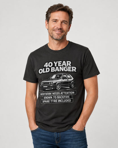 40 Year Old Banger Classic Hatchback T-Shirt