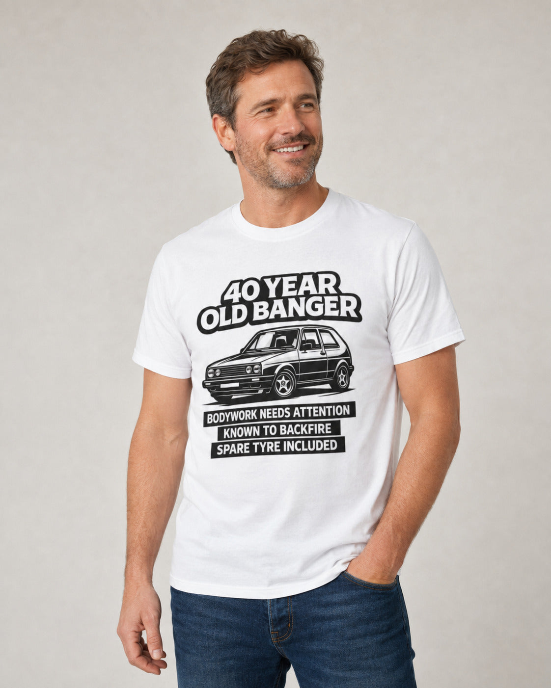 40 Year Old Banger Classic Hatchback T-Shirt
