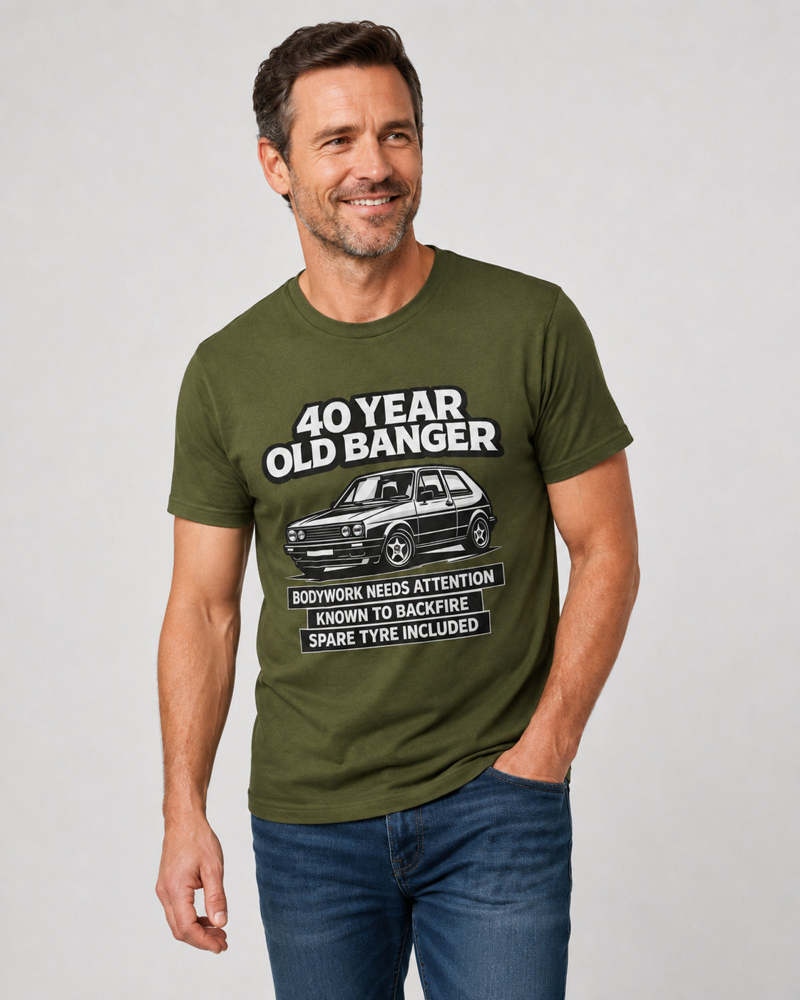40 Year Old Banger Classic Hatchback T-Shirt