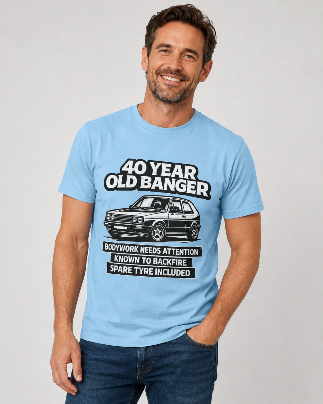 40 Year Old Banger Classic Hatchback T-Shirt