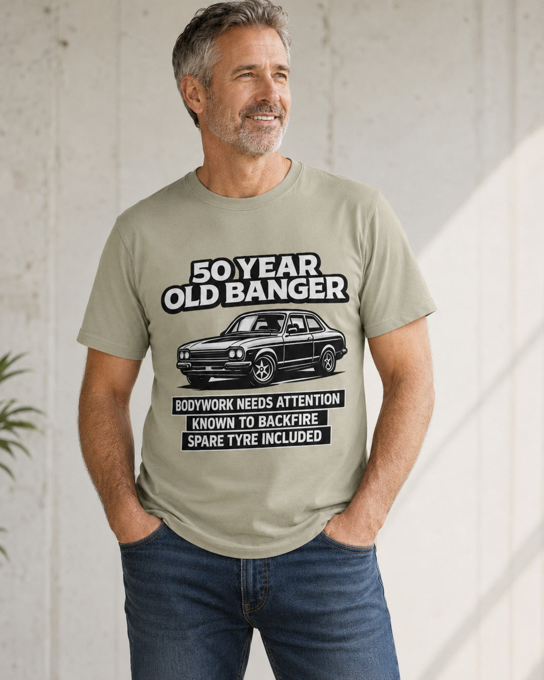 50 Year Old Banger Classic Car T-Shirt