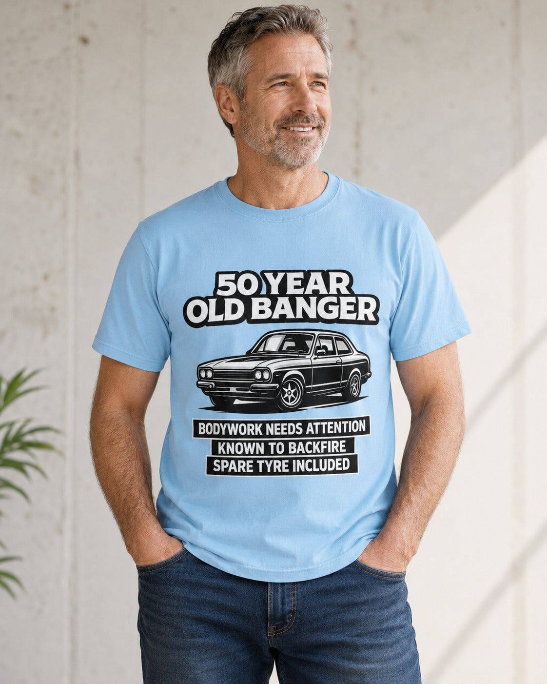50 Year Old Banger Classic Car T-Shirt