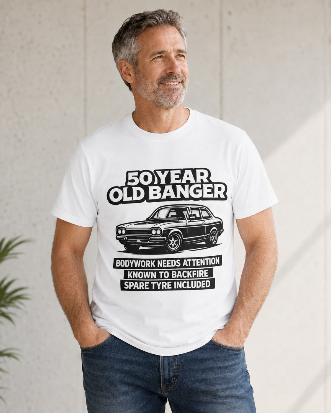 50 Year Old Banger Classic Car T-Shirt
