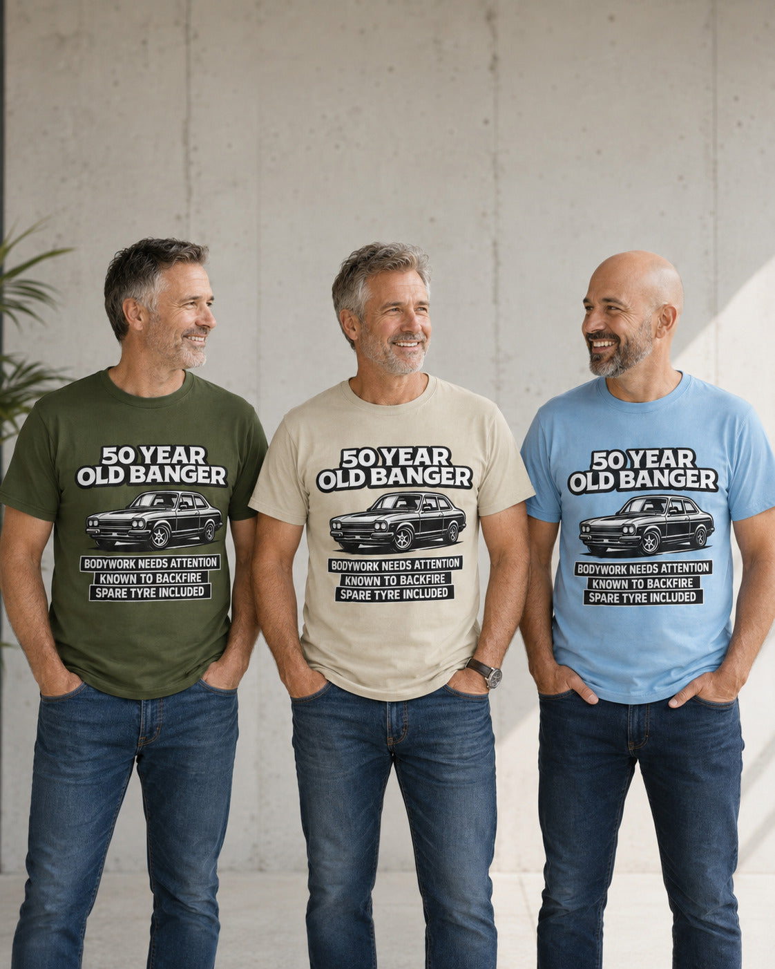 50 Year Old Banger Classic Car T-Shirt