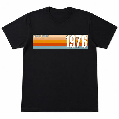 Established 1976 T-Shirt, 50th Birthday 2026 Retro Gift