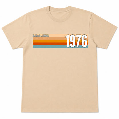 Established 1976 T-Shirt, 50th Birthday 2026 Retro Gift