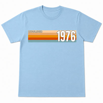 Established 1976 T-Shirt, 50th Birthday 2026 Retro Gift