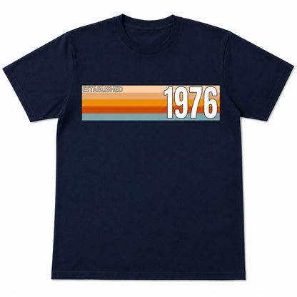 Established 1976 T-Shirt, 50th Birthday 2026 Retro Gift