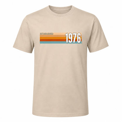 Established 1976 T-Shirt, 50th Birthday 2026 Retro Gift