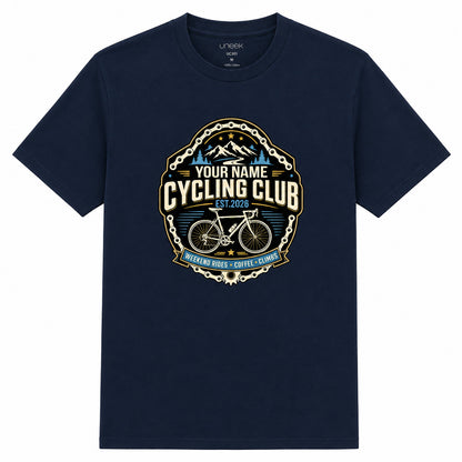 Personalised Cycling Club T-Shirt - Name & Year