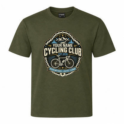 Personalised Cycling Club T-Shirt - Name & Year