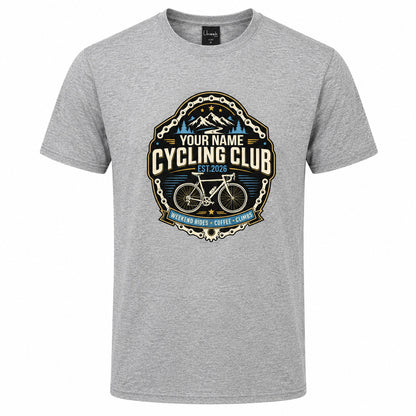 Personalised Cycling Club T-Shirt - Name & Year