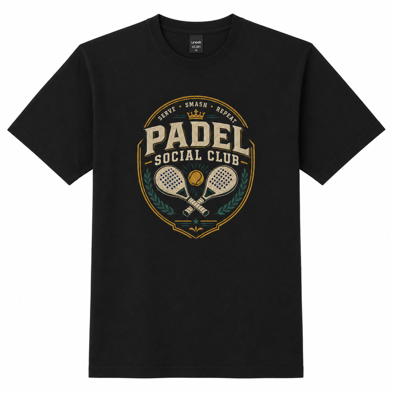 Galaxy Tees Padel Social Club T-Shirt, Vintage Racket Sport Tee