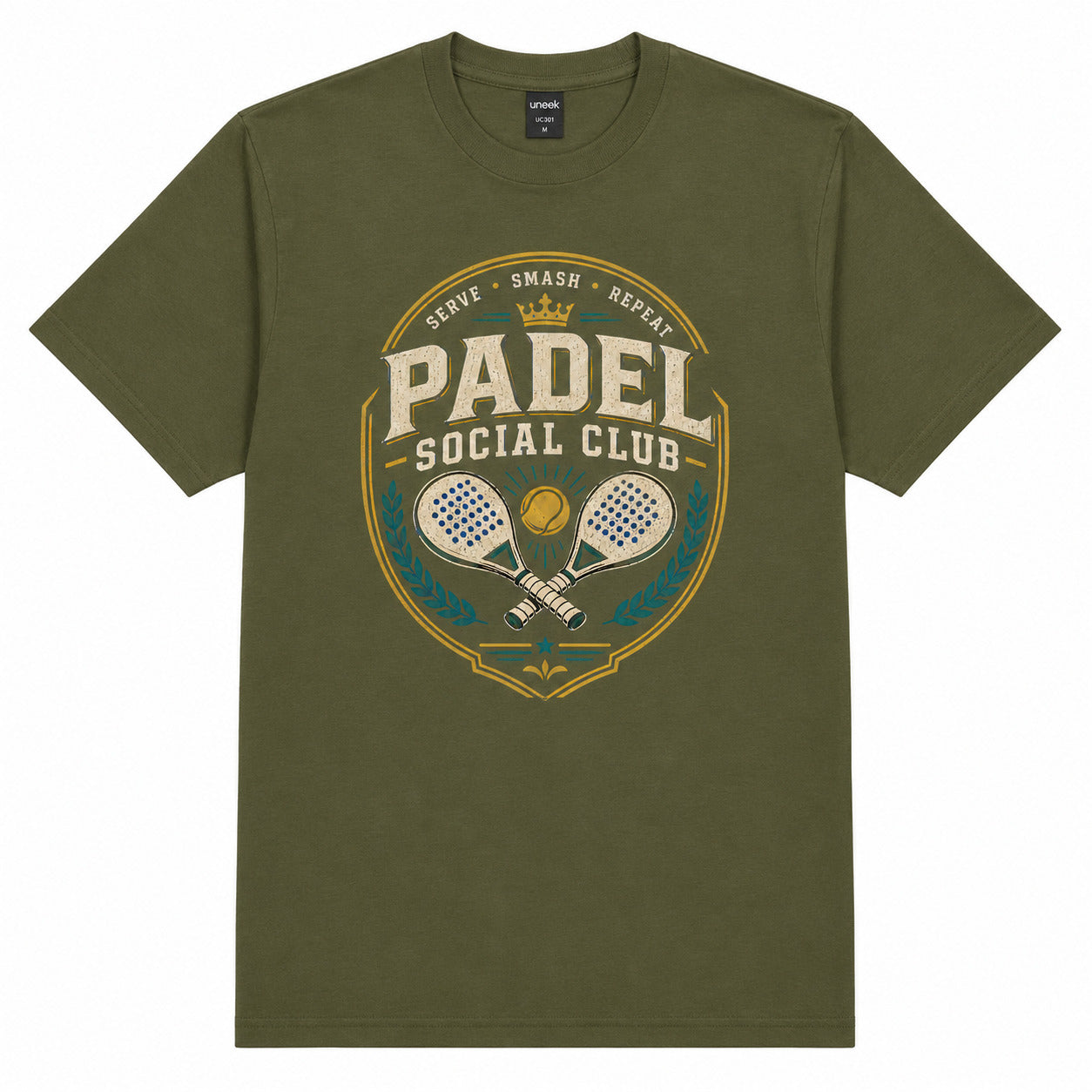 Galaxy Tees Padel Social Club T-Shirt, Vintage Racket Sport Tee