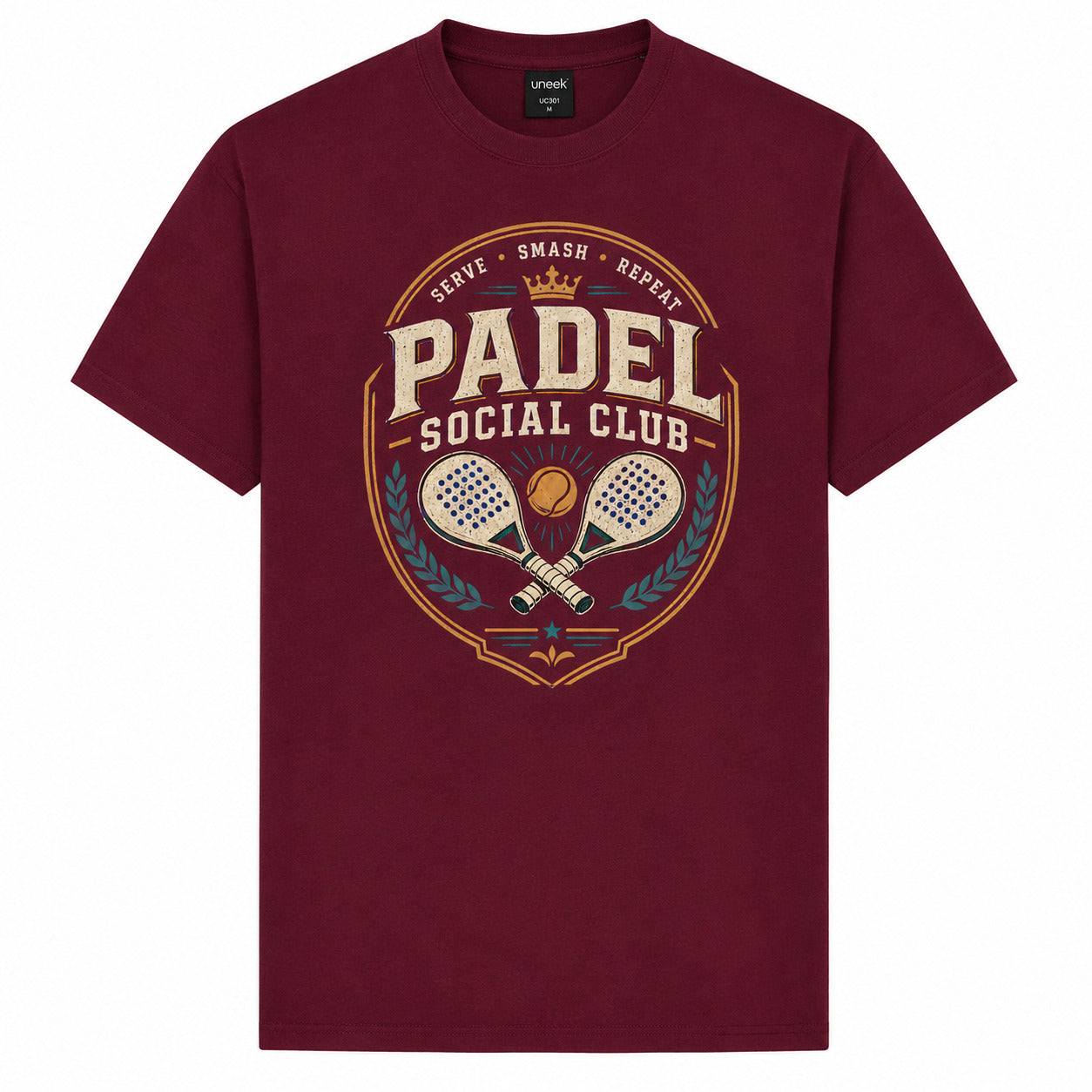 Galaxy Tees Padel Social Club T-Shirt, Vintage Racket Sport Tee