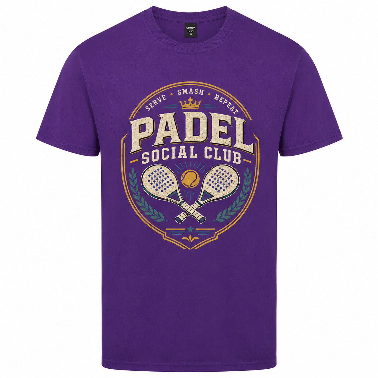 Galaxy Tees Padel Social Club T-Shirt, Vintage Racket Sport Tee
