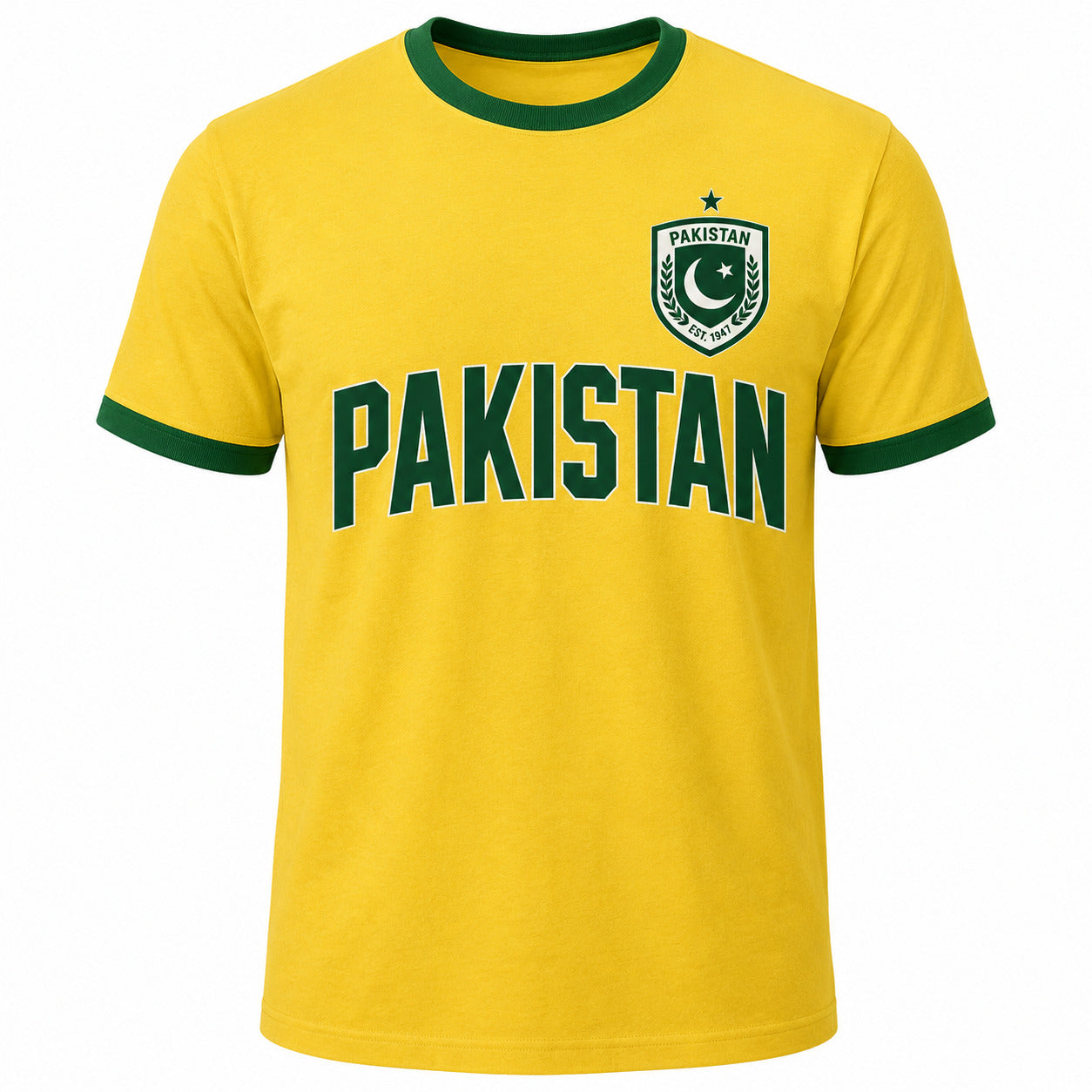 Pakistan Country Ringer T-Shirt, Retro Supporter Gift Tee