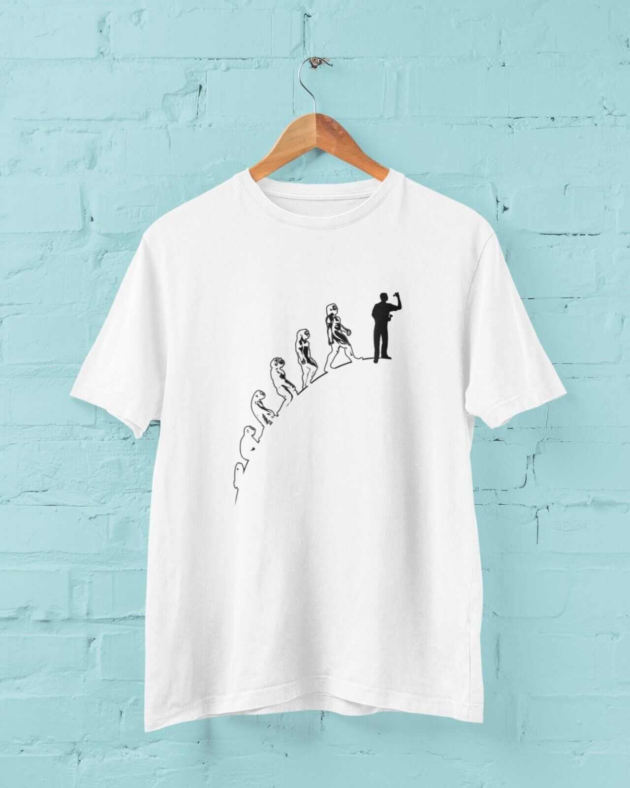 Curved EVOLUTION OF THE DARTS PLAYER Funny T Shirt Man To Oche Gift IdGalaxy Tees