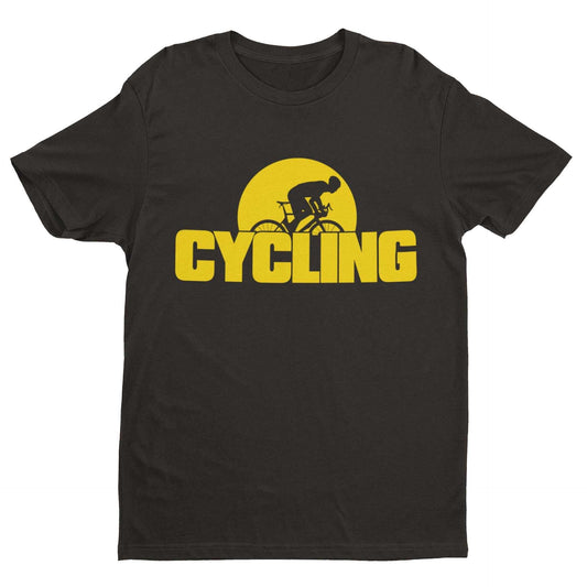 Cycling Sun T Shirt For Cyclist Gift Idea Bike Cycle Dad Fitness Bike Galaxy Tees