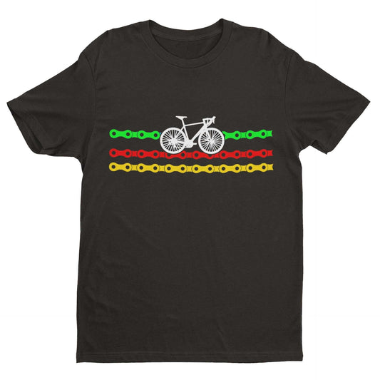 Cycling T Shirt Bike Chain Mechanics Gift For Cyclist Pedal Power RealGalaxy Tees