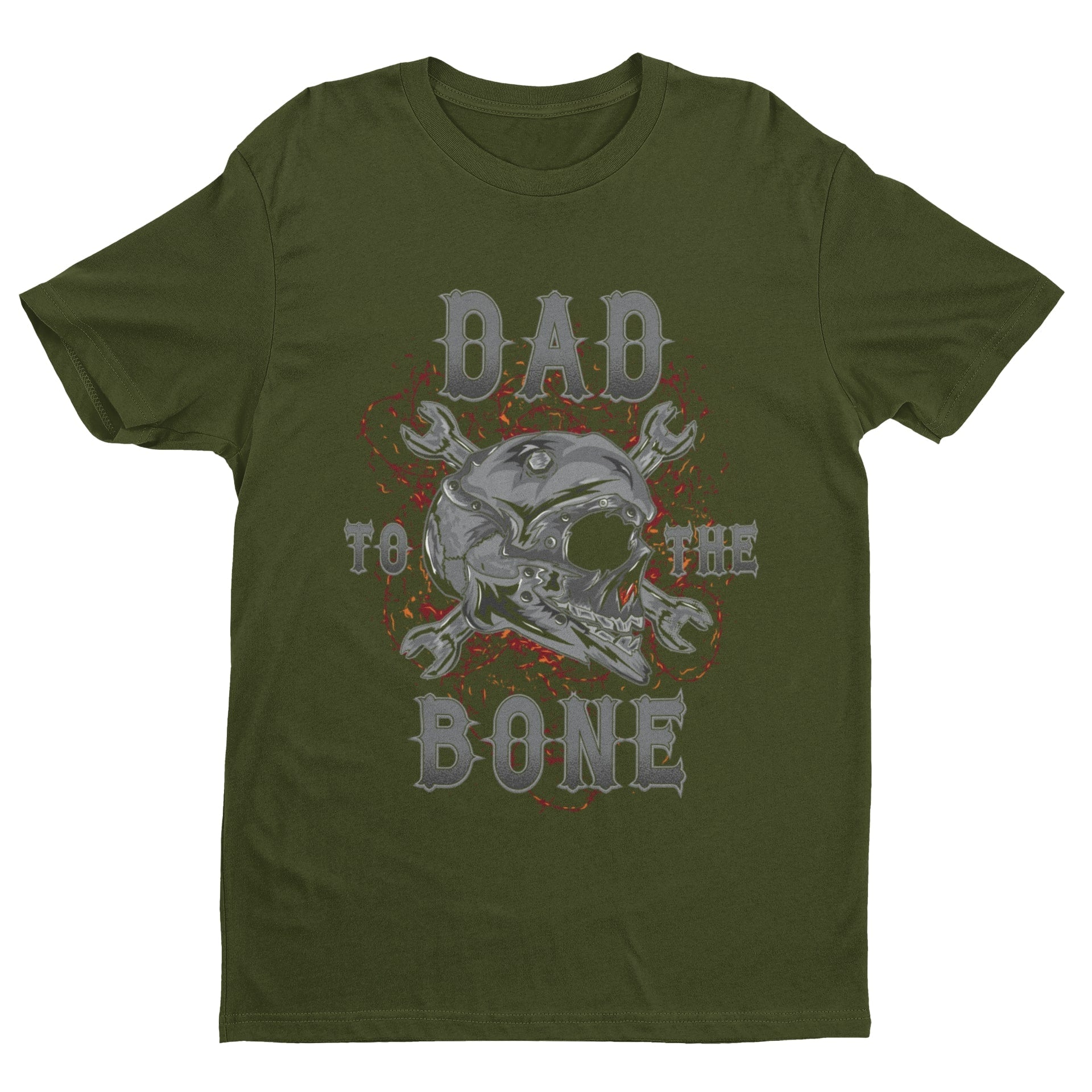 Dad To The Bone Biker T Shirt Fathers Day Gift Idea Motorcycle PresentGalaxy Tees