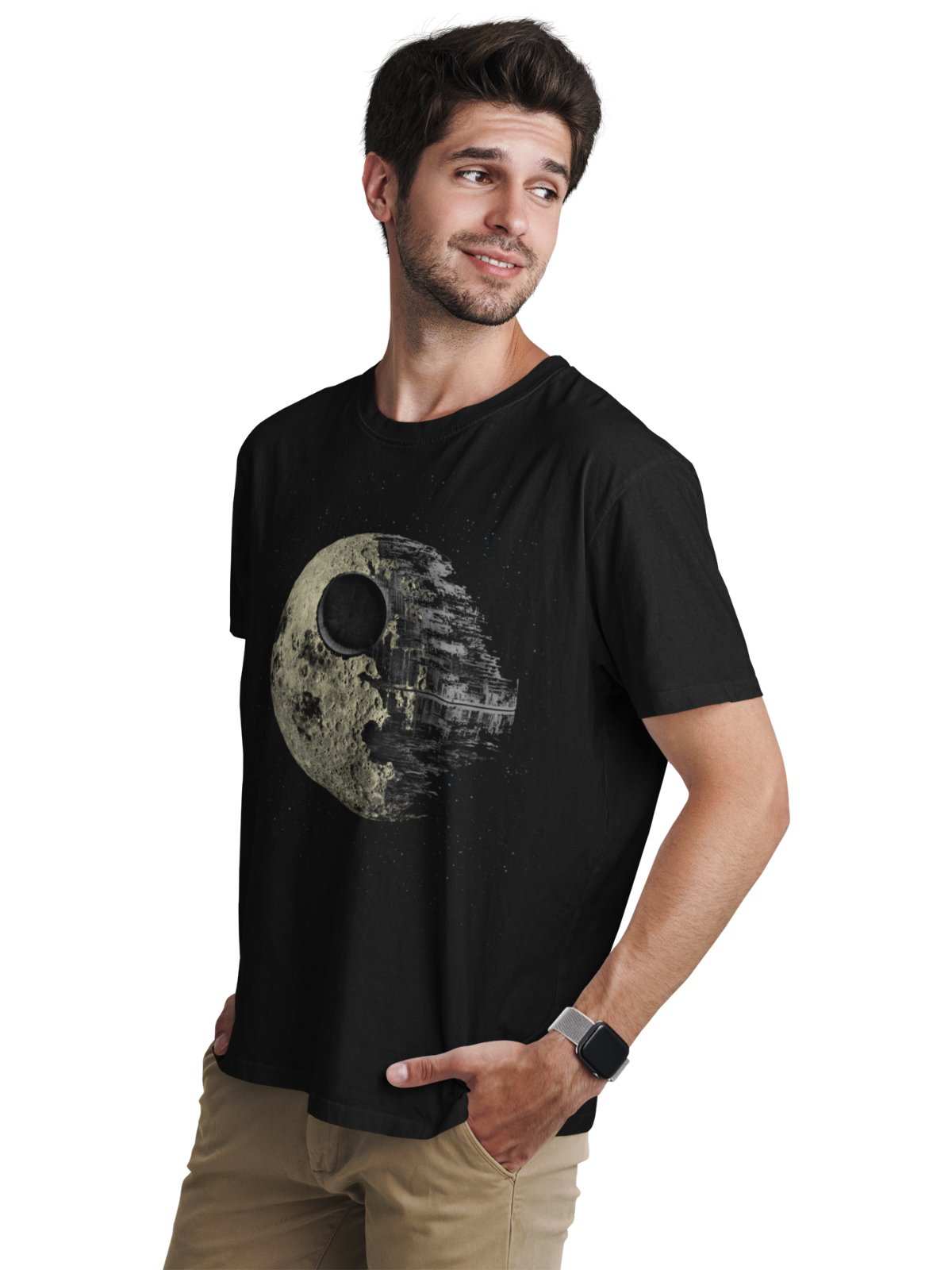 Dark Side Of The Moon T Shirt Darkside Star Death Parody Sci Fi Wars SGalaxy Tees