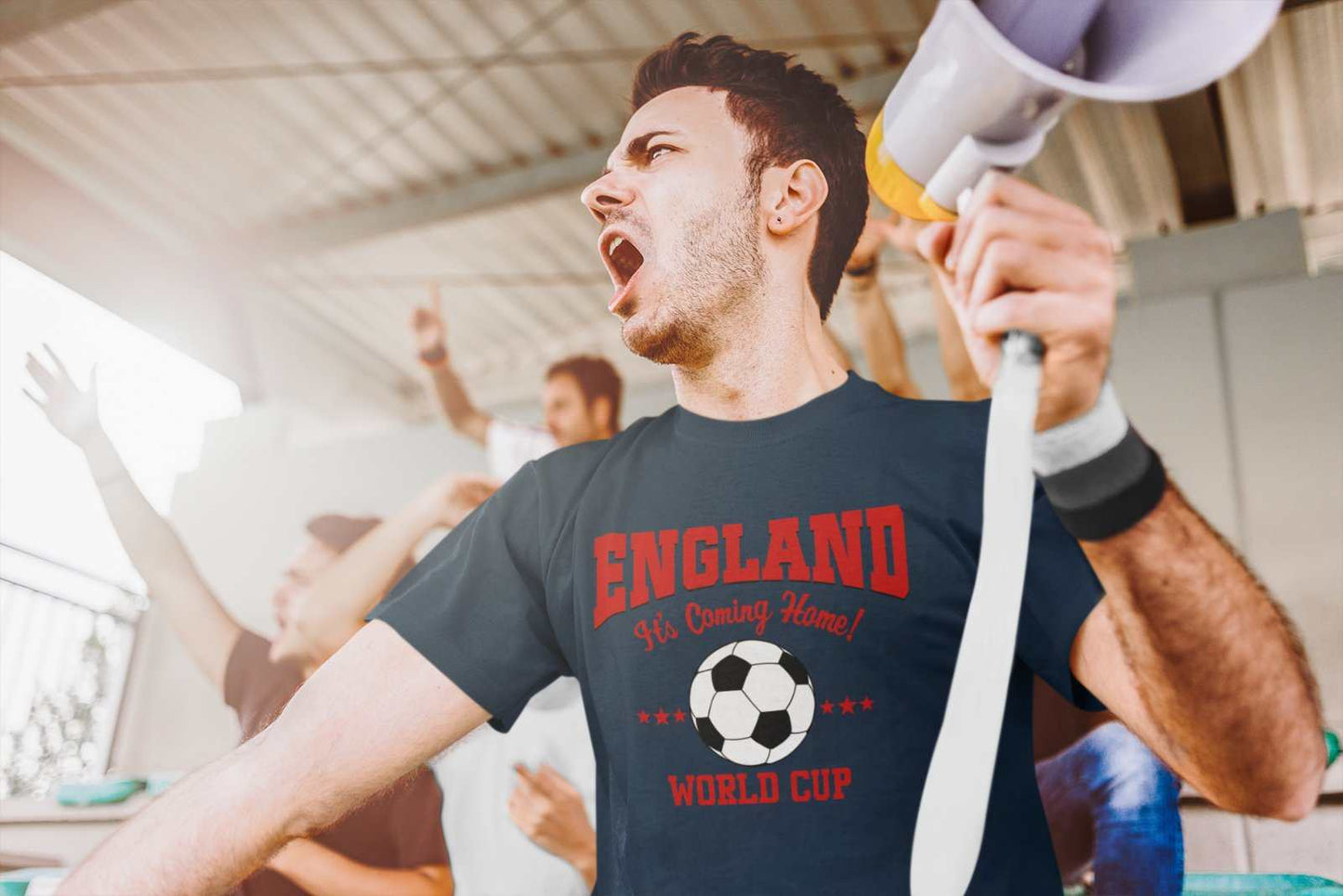 ENGLAND Football World Cup T Shirt It's Coming Home Supporter Fan Win Galaxy Tees