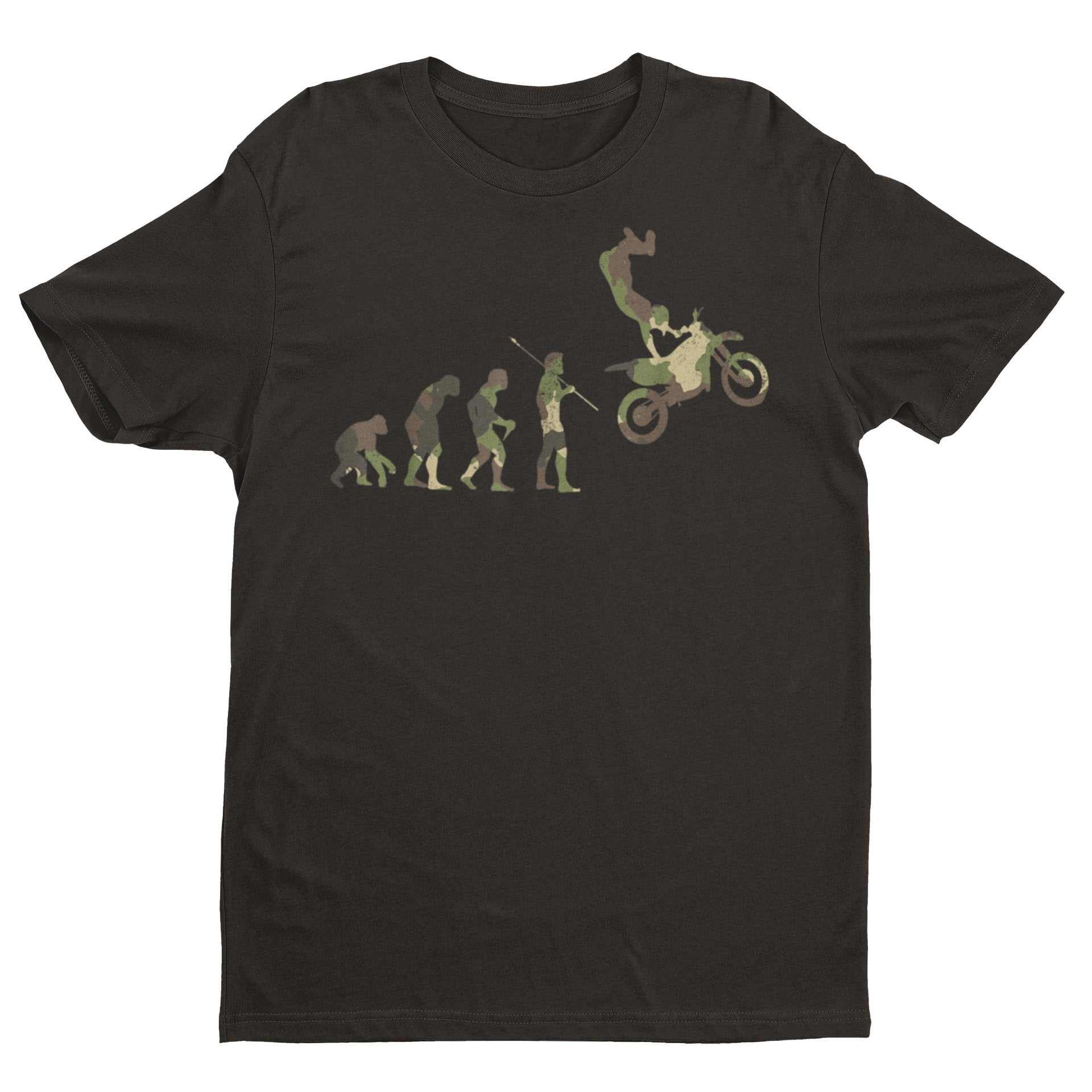 EVOLUTION OF ENDURO DIRT BIKER T Shirt Funny Biker Racing Motorbike ApGalaxy Tees