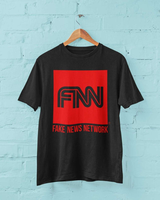 FAKE NEWS NETWORK Funny Parody T Shirt Trump Donald Network TV ConservGalaxy Tees