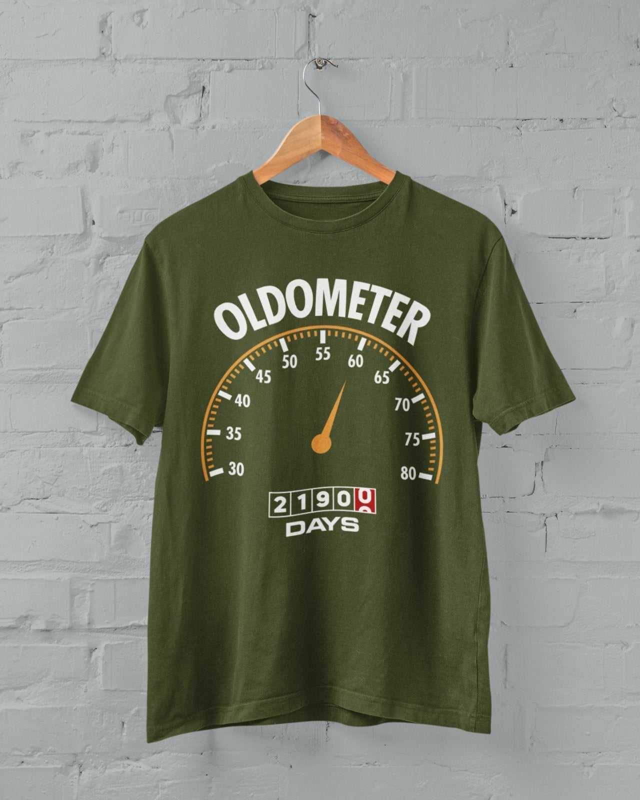 Funny 60th Birthday T Shirt Oldometer Speedo Design Gift Idea Dad GranGalaxy Tees