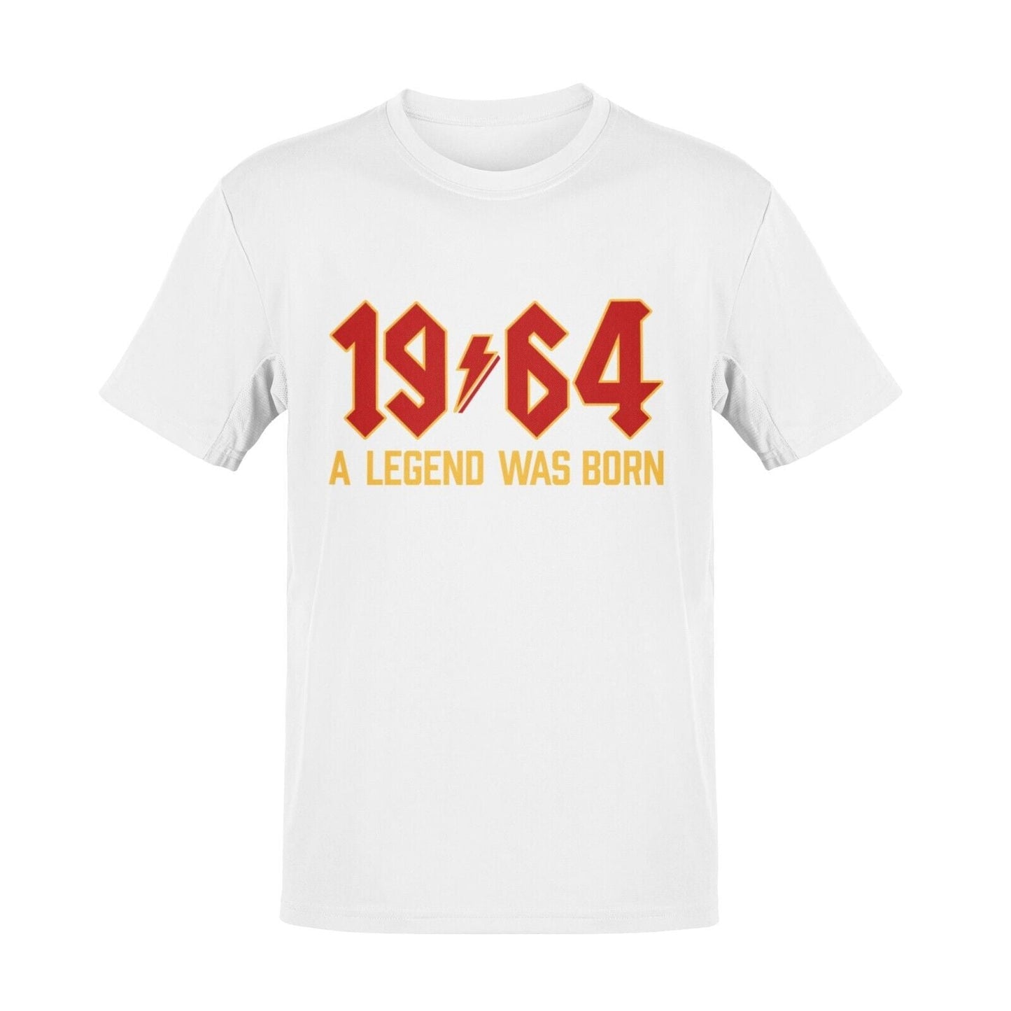 Funny 60th Birthday in 2024 T Shirt 1964 A Legend Was Born Rock Font GGalaxy Tees