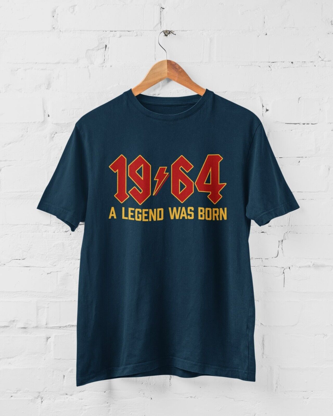 Funny 60th Birthday in 2024 T Shirt 1964 A Legend Was Born Rock Font GGalaxy Tees