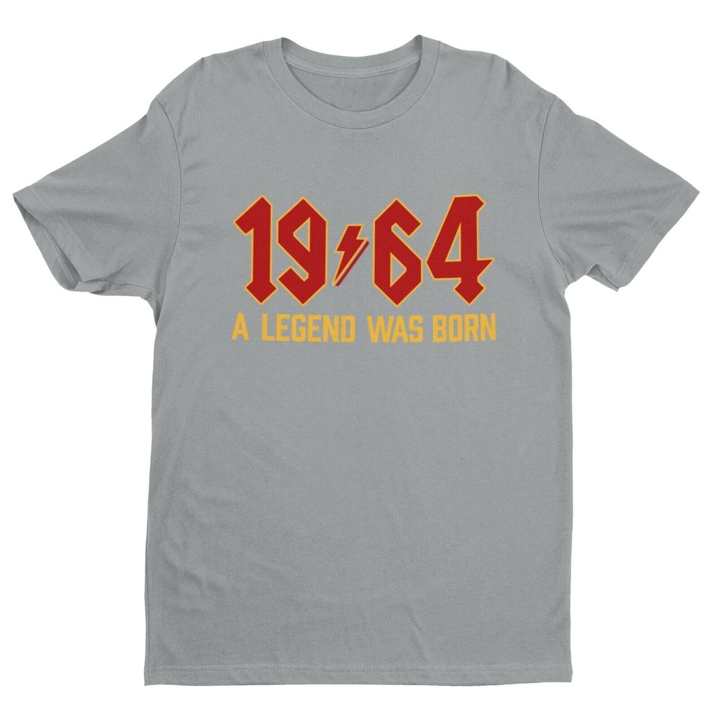 Funny 60th Birthday in 2024 T Shirt 1964 A Legend Was Born Rock Font GGalaxy Tees