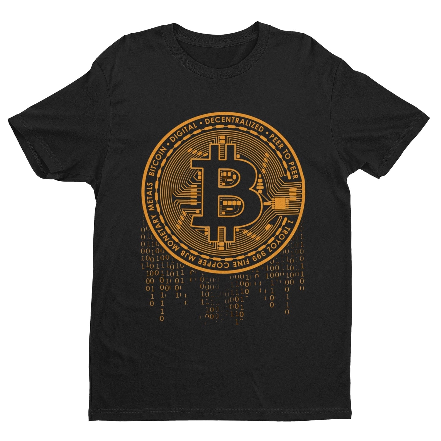 Funny BITCOIN T Shirt Crypto Currency Dripping Logo Novelty Tee Gift IGalaxy Tees