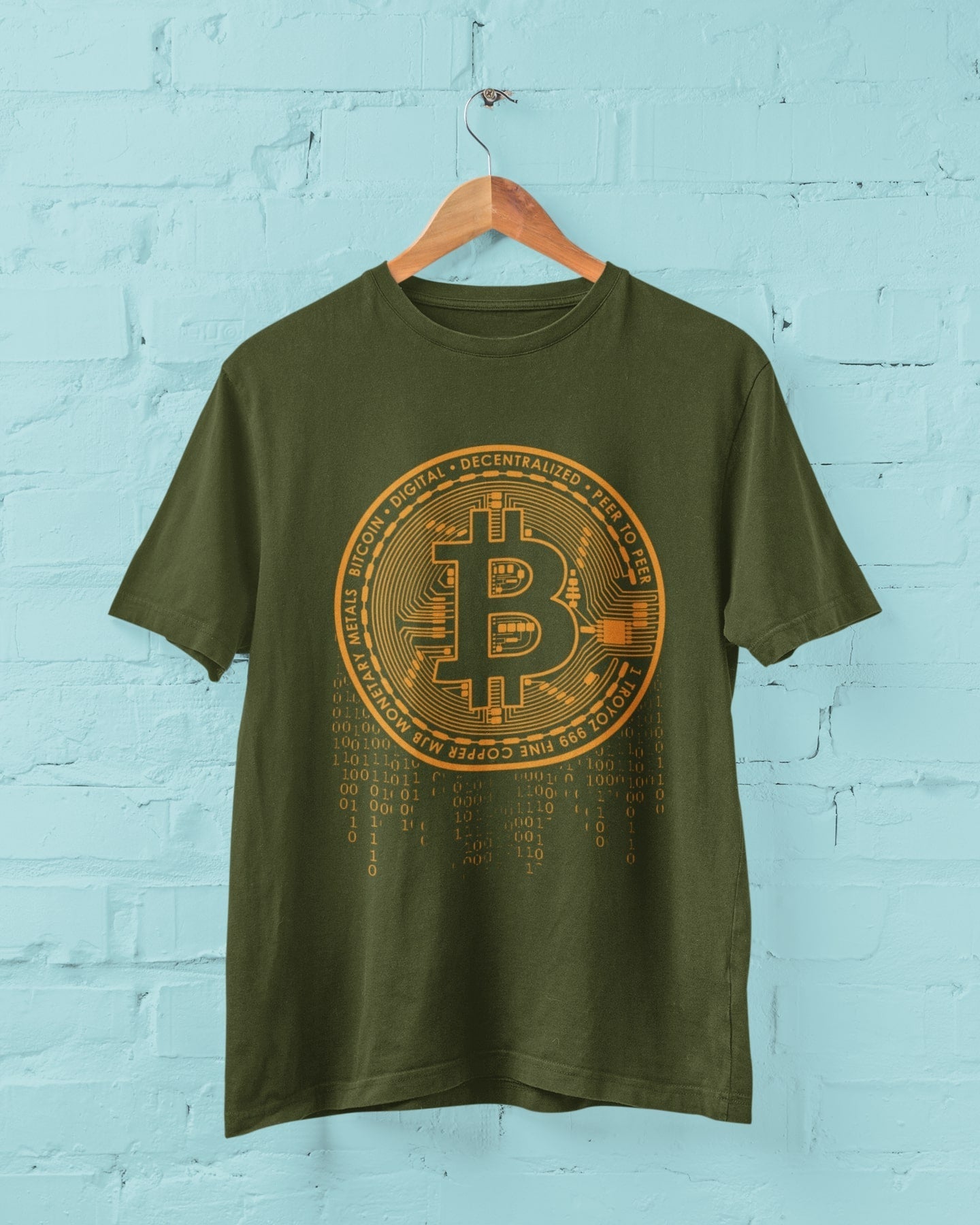 Funny BITCOIN T Shirt Crypto Currency Dripping Logo Novelty Tee Gift IGalaxy Tees