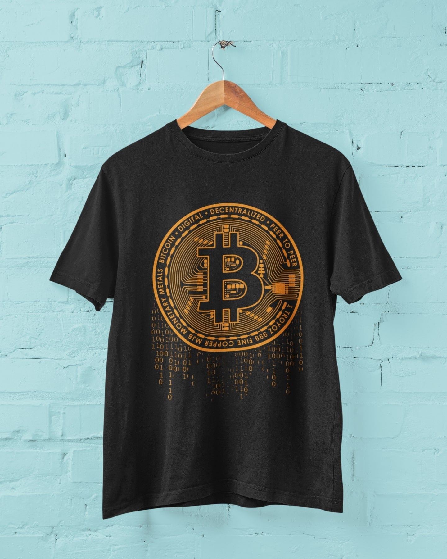 Funny BITCOIN T Shirt Crypto Currency Dripping Logo Novelty Tee Gift IGalaxy Tees